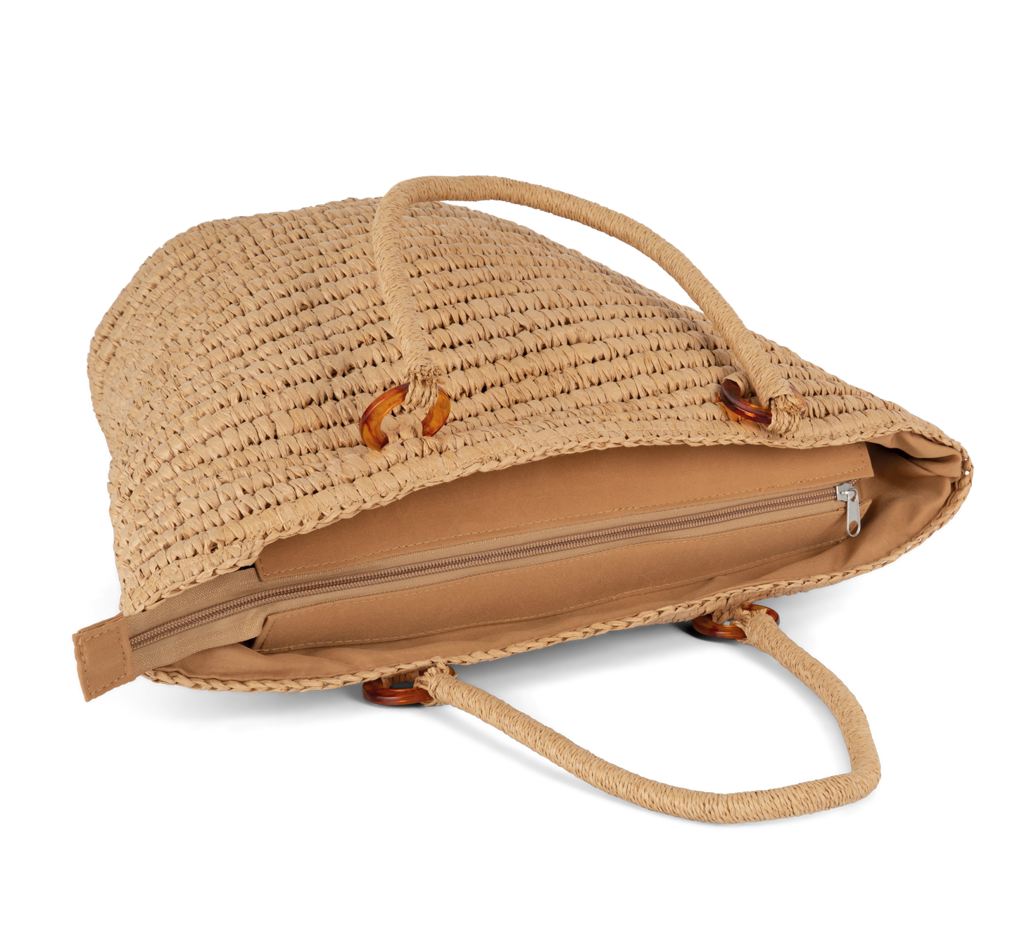 Borsa cesta Grand Voyage in fibra vegetale: eleganza naturale per ogni occasione