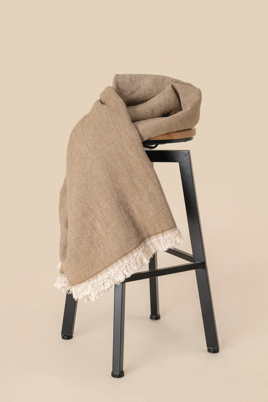 FOU02 - fouta telo mare in cotone e lino