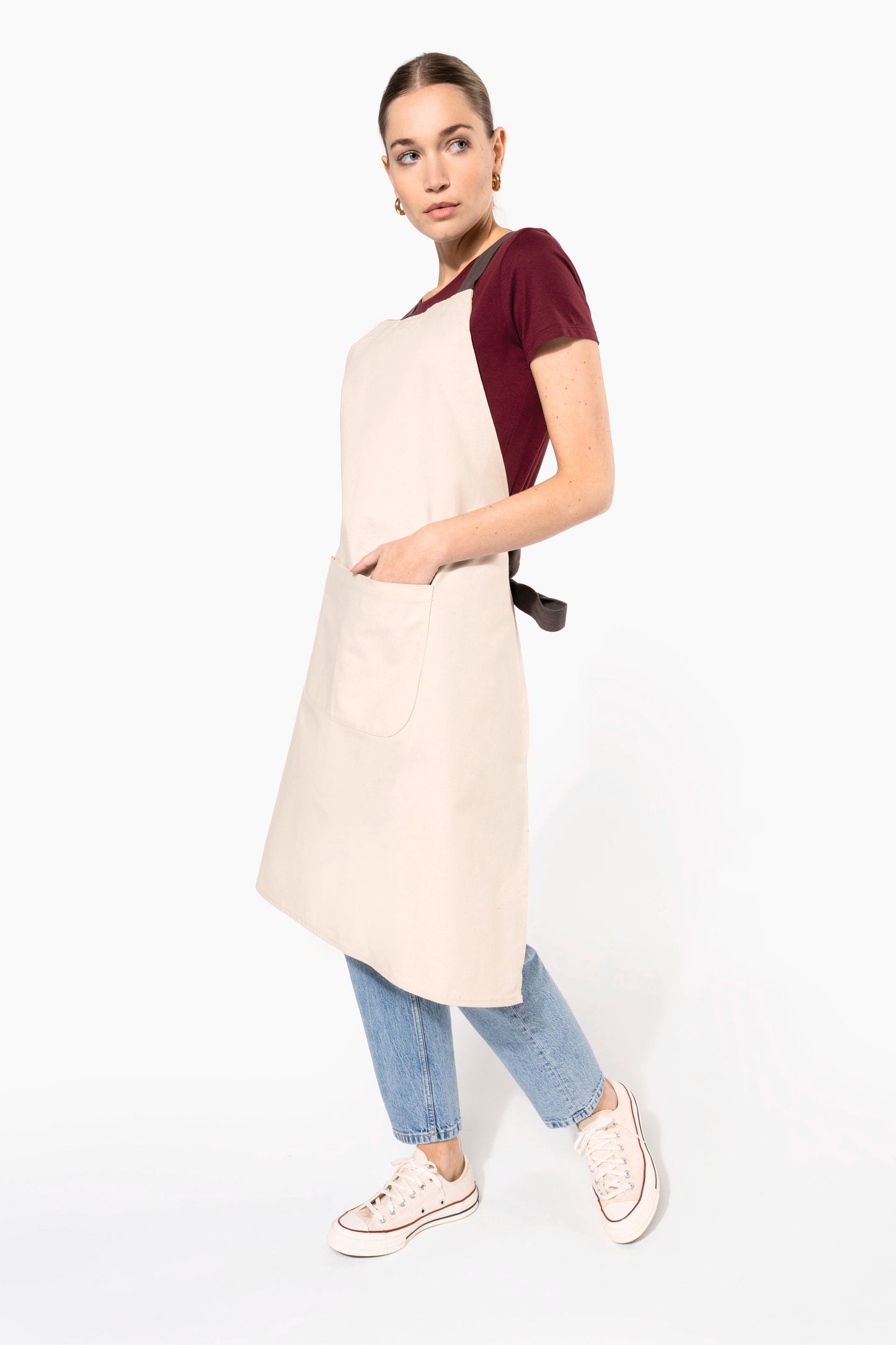 GRE01 - Grembiule Professionale in Canvas di Cotone Pesante Regolabile