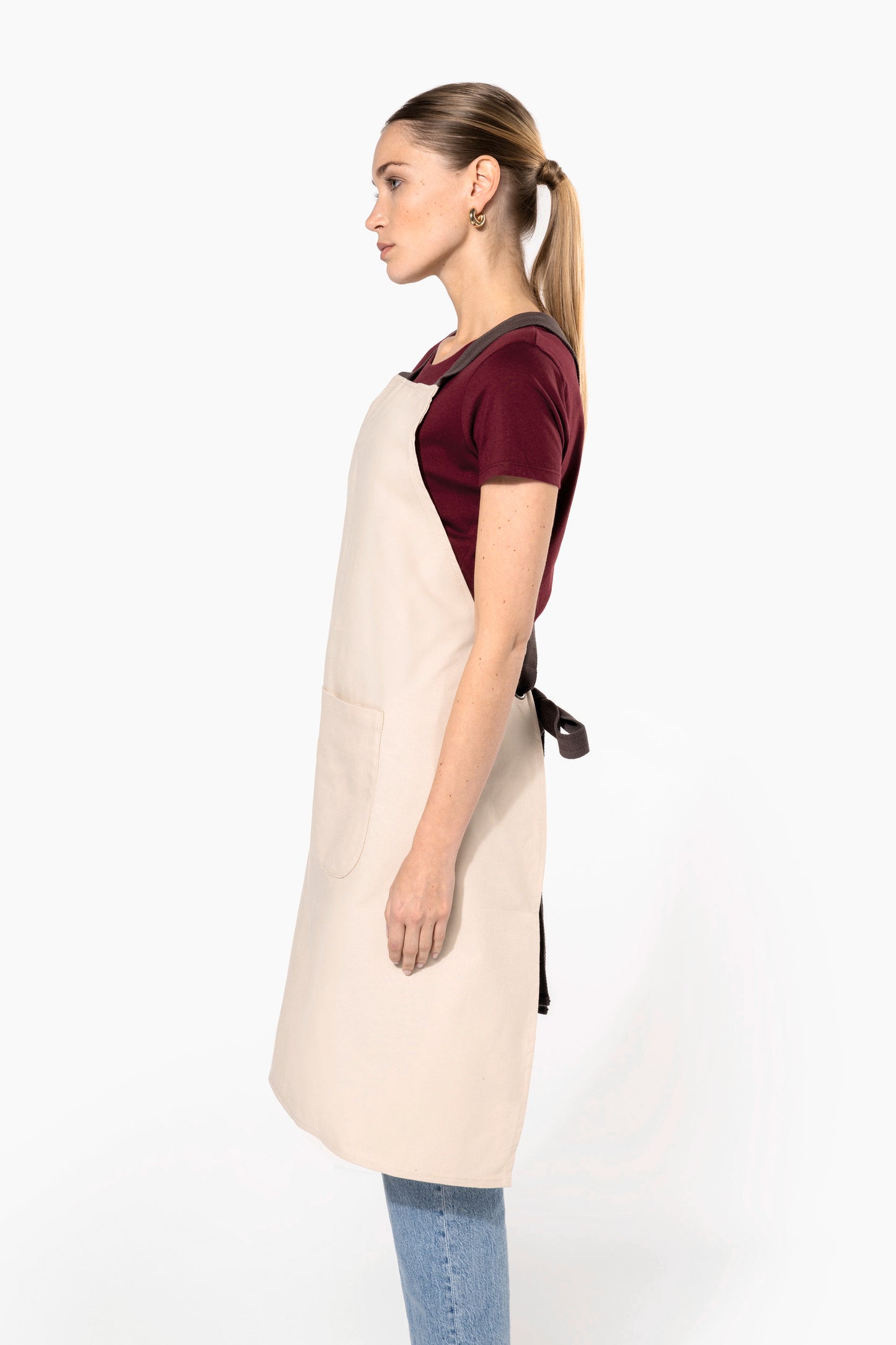 GRE01 - Grembiule Professionale in Canvas di Cotone Pesante Regolabile