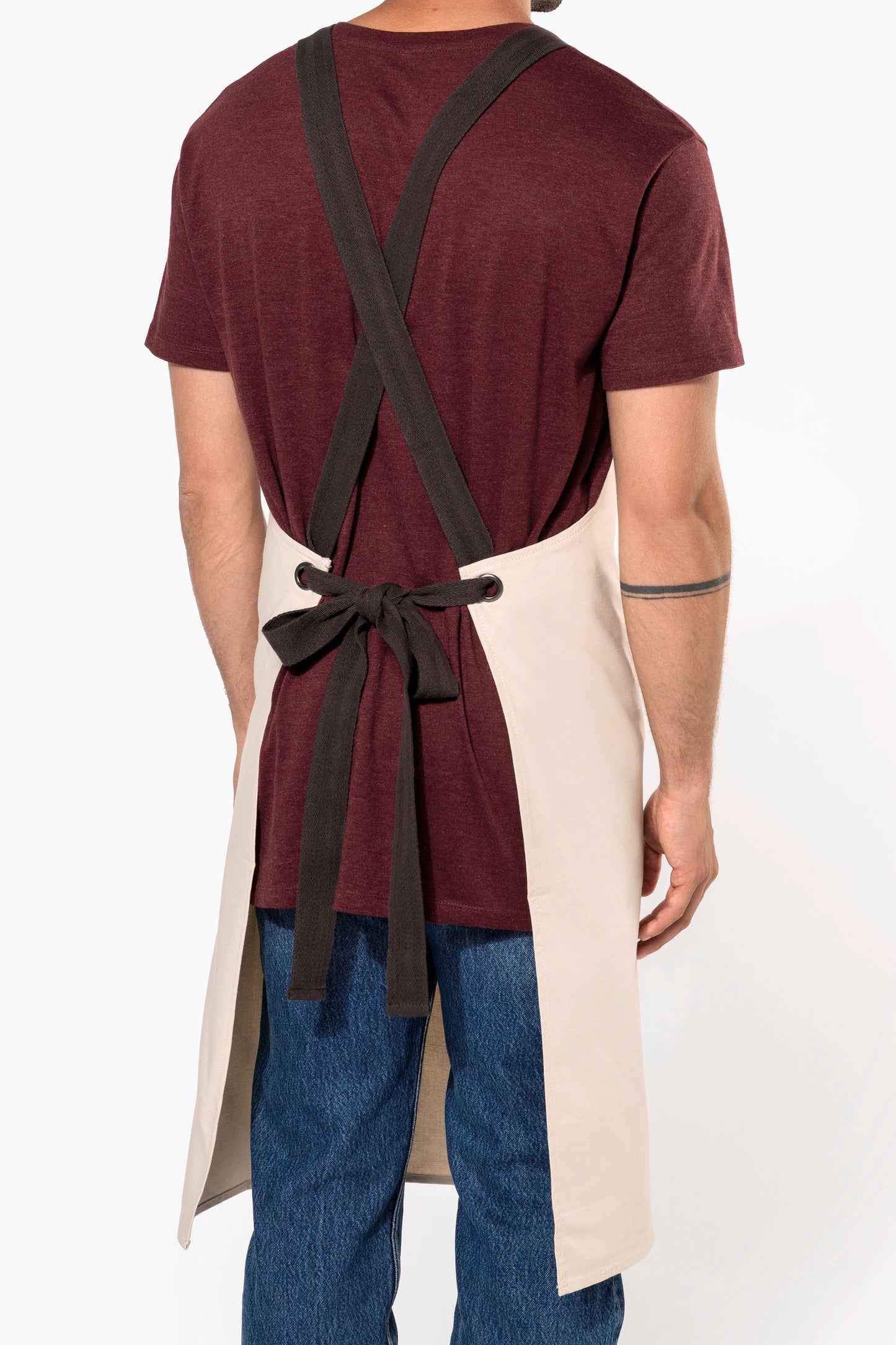 GRE01 - Grembiule Professionale in Canvas di Cotone Pesante Regolabile