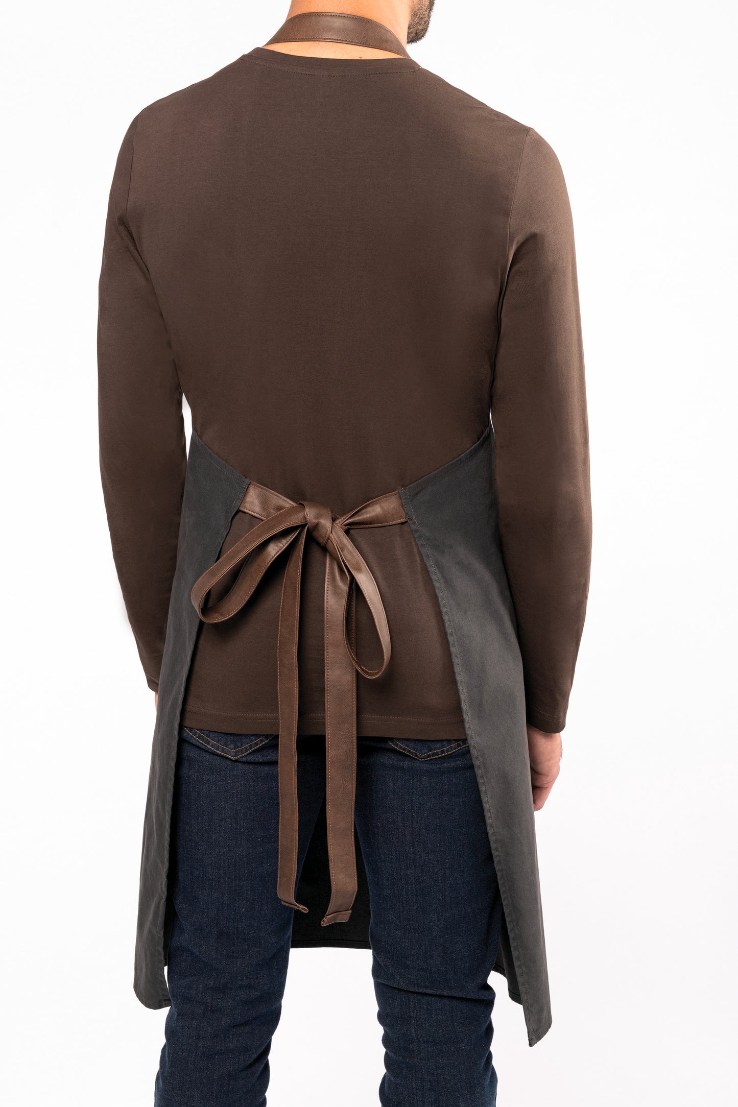 GRE02 - Grembiule da Atelier in Canvas di Cotone Strutturato
